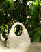 Colette Pearl Fringe Handwoven Mini Tote - View 5
