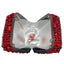 Crimson Opera Enamel Rose Rhinestone Clutch - View 2