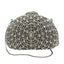 Crystal Halo Teardrop Rhinestone Clutch