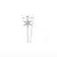Crystal Star & Moon Hair Pin Set - A Little Star