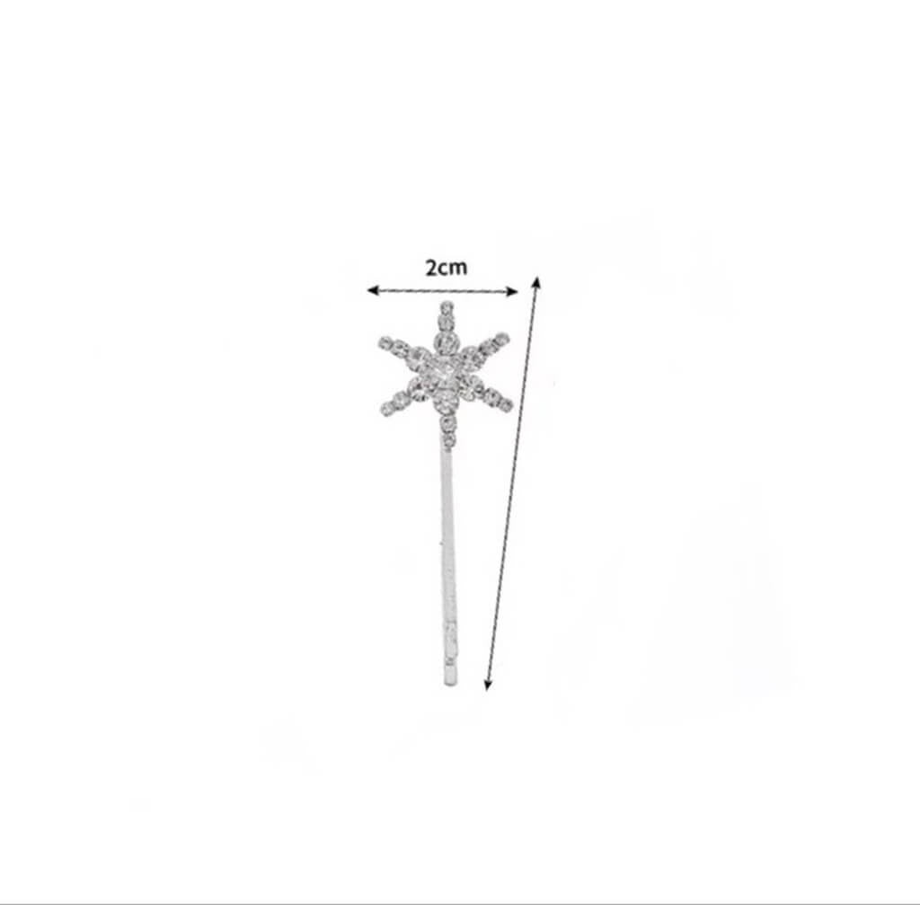 Crystal Star & Moon Hair Pin Set - View 6