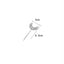 Crystal Star & Moon Hair Pin Set - Moon