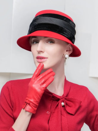 New Fashion Plaid Wool Bucket Hat - - Luxury Accessories by WAAMII