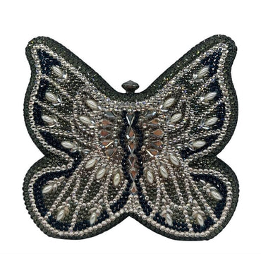 Elysian Wings Butterfly Diamond Clutch - Green