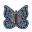 Elysian Wings Butterfly Diamond Clutch - Light Blue