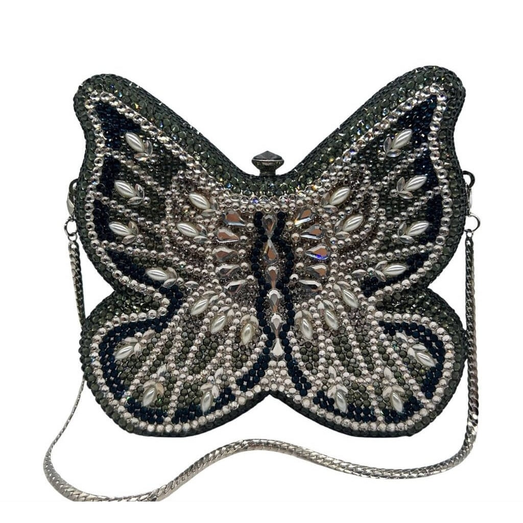Elysian Wings Butterfly Diamond Clutch - View 3