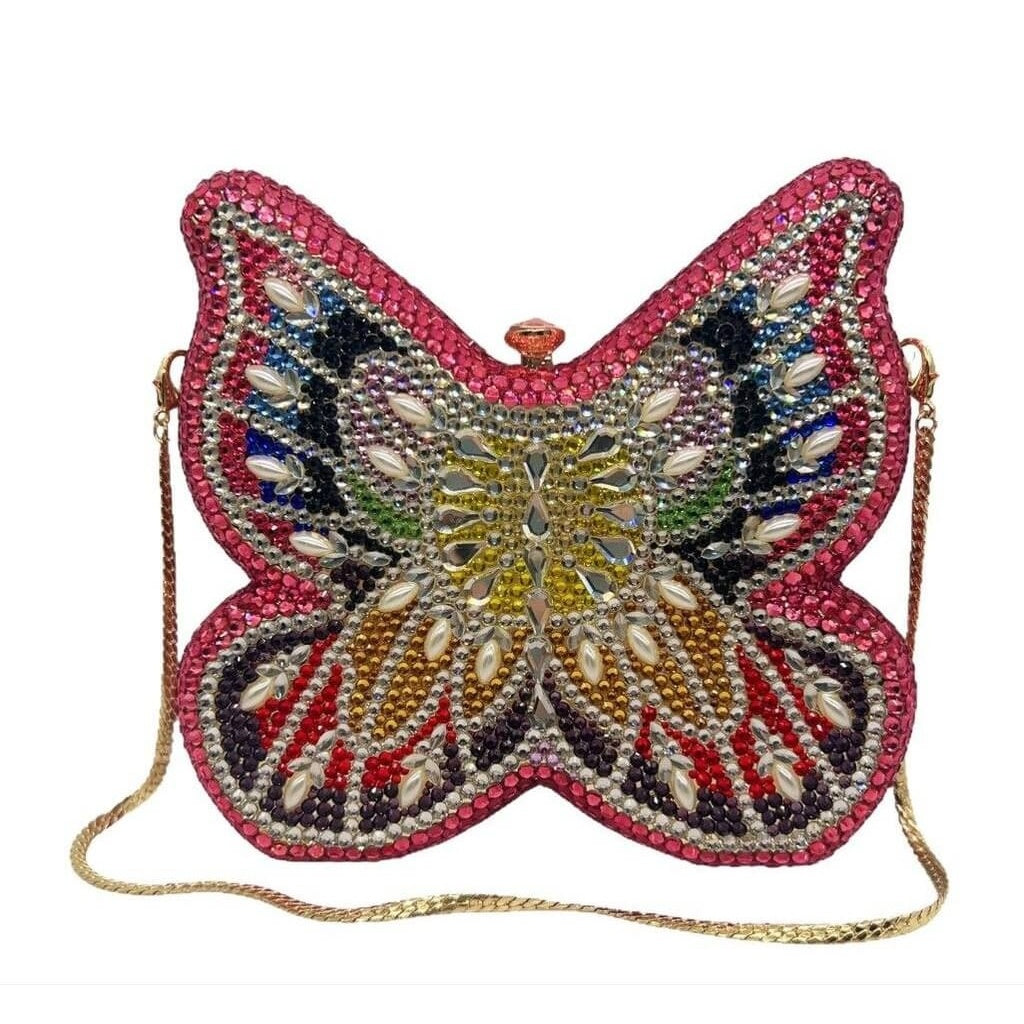 Elysian Wings Butterfly Diamond Clutch - View 5