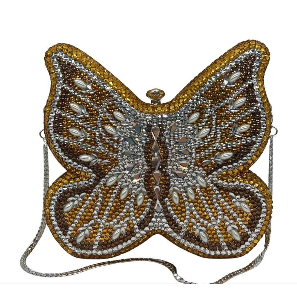 Elysian Wings Butterfly Diamond Clutch