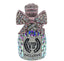 Étoile Bow Champagne Bottle Rhinestone Clutch - Silver Color