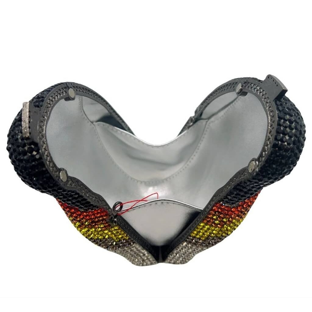 Formal Glimmer Penguin Crystal Clutch - View 3