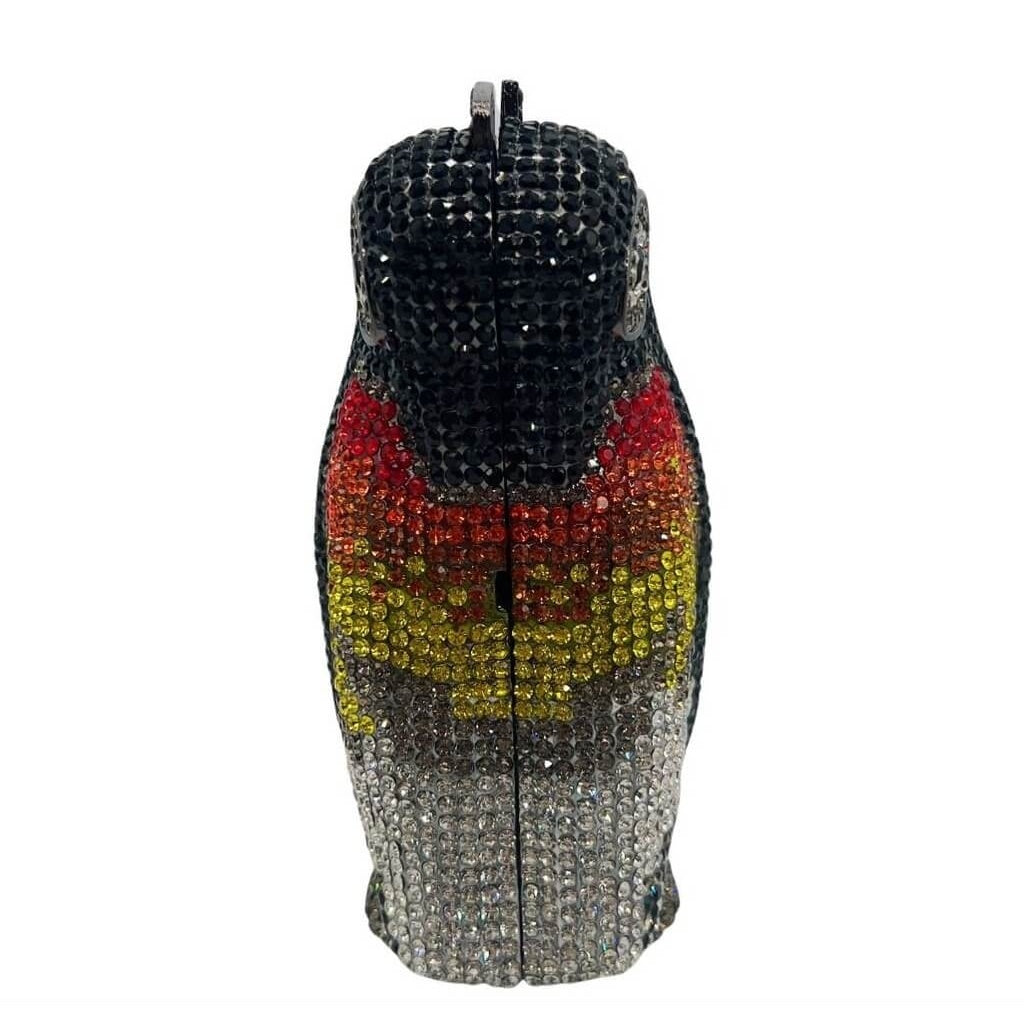 Formal Glimmer Penguin Crystal Clutch - View 4