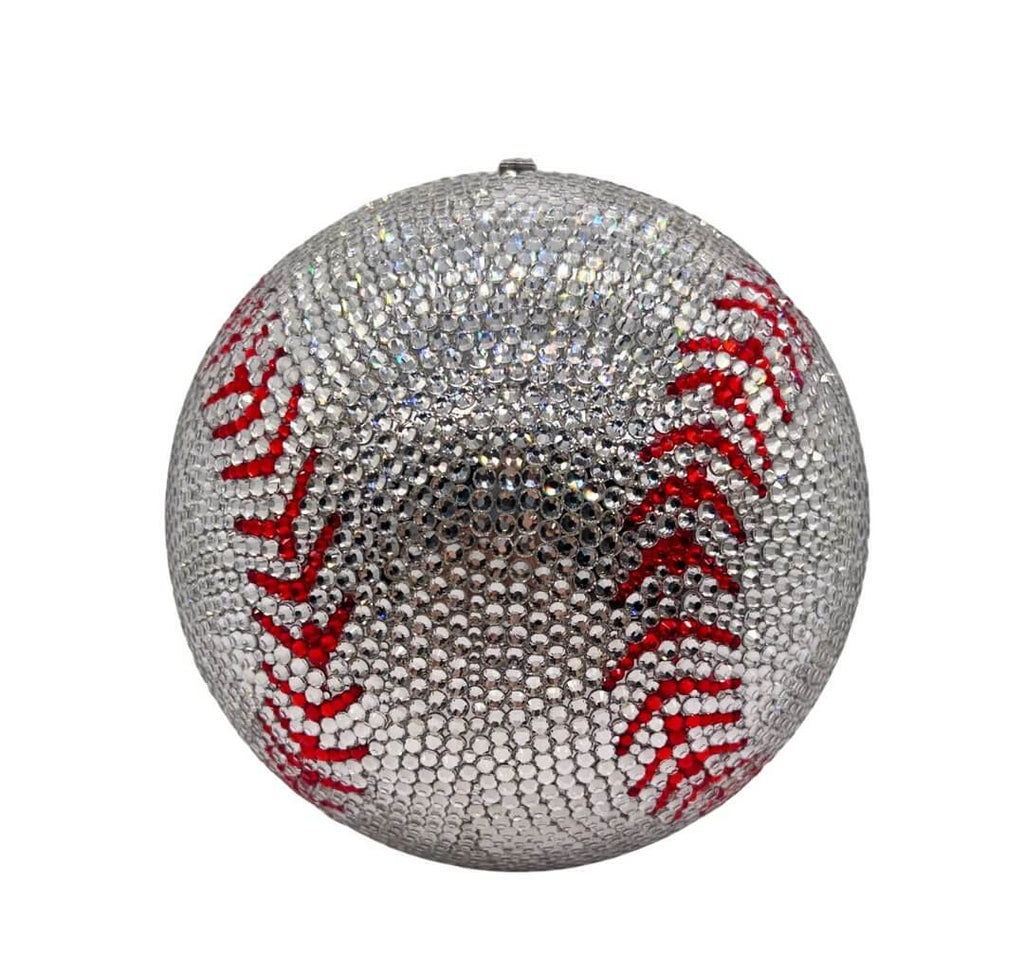 Harper Baseball Rhinestone Clutch - View 1