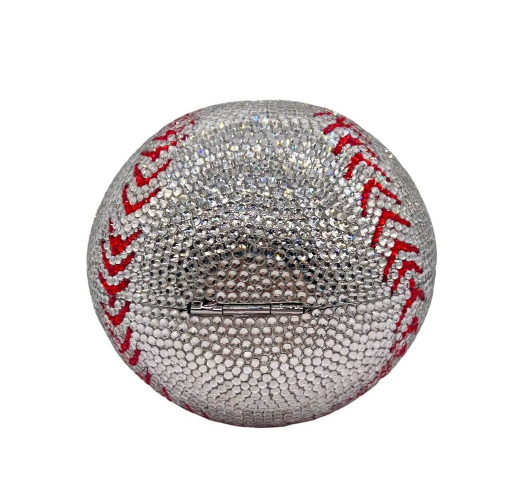Harper Baseball Rhinestone Clutch - View 3