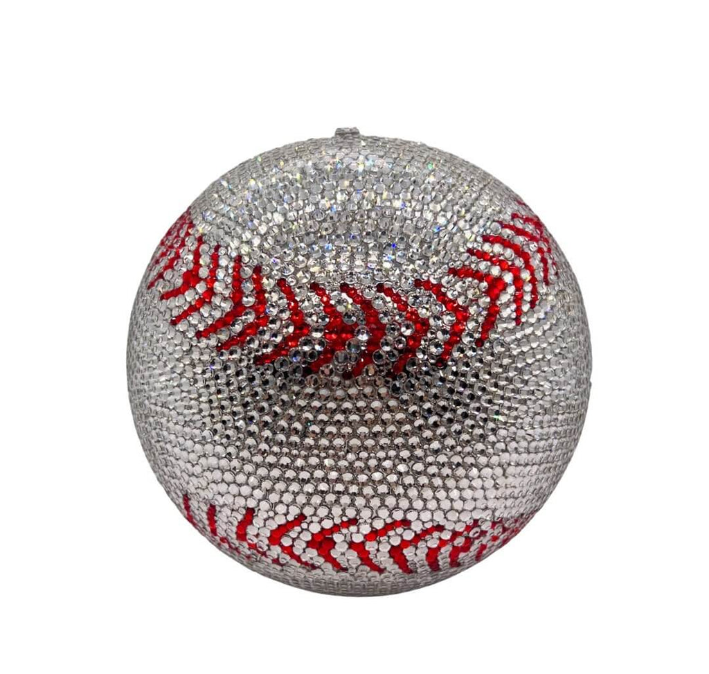 Harper Baseball Rhinestone Clutch - View 5