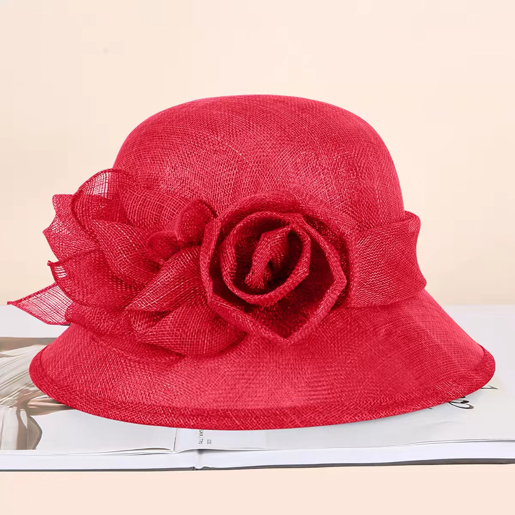 Elegant Sinamay Cloche Hat for Women