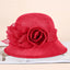 Elegant Sinamay Cloche Hat for Women