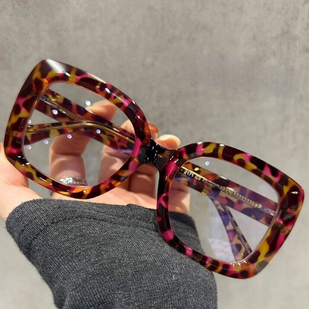 WAAMII Luxe Large Frame Square Prescription Glasses 18188