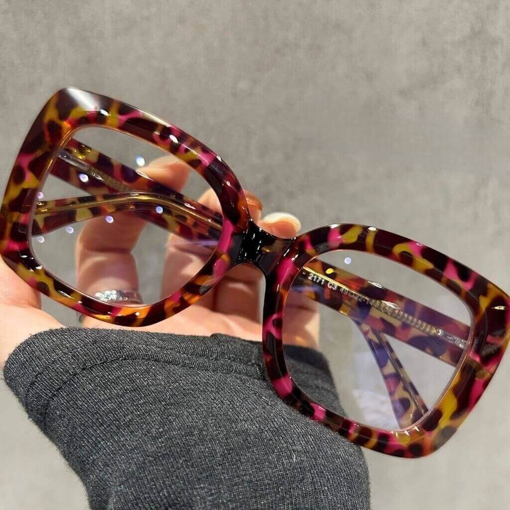 WAAMII Luxe Large Frame Square Prescription Glasses 18188