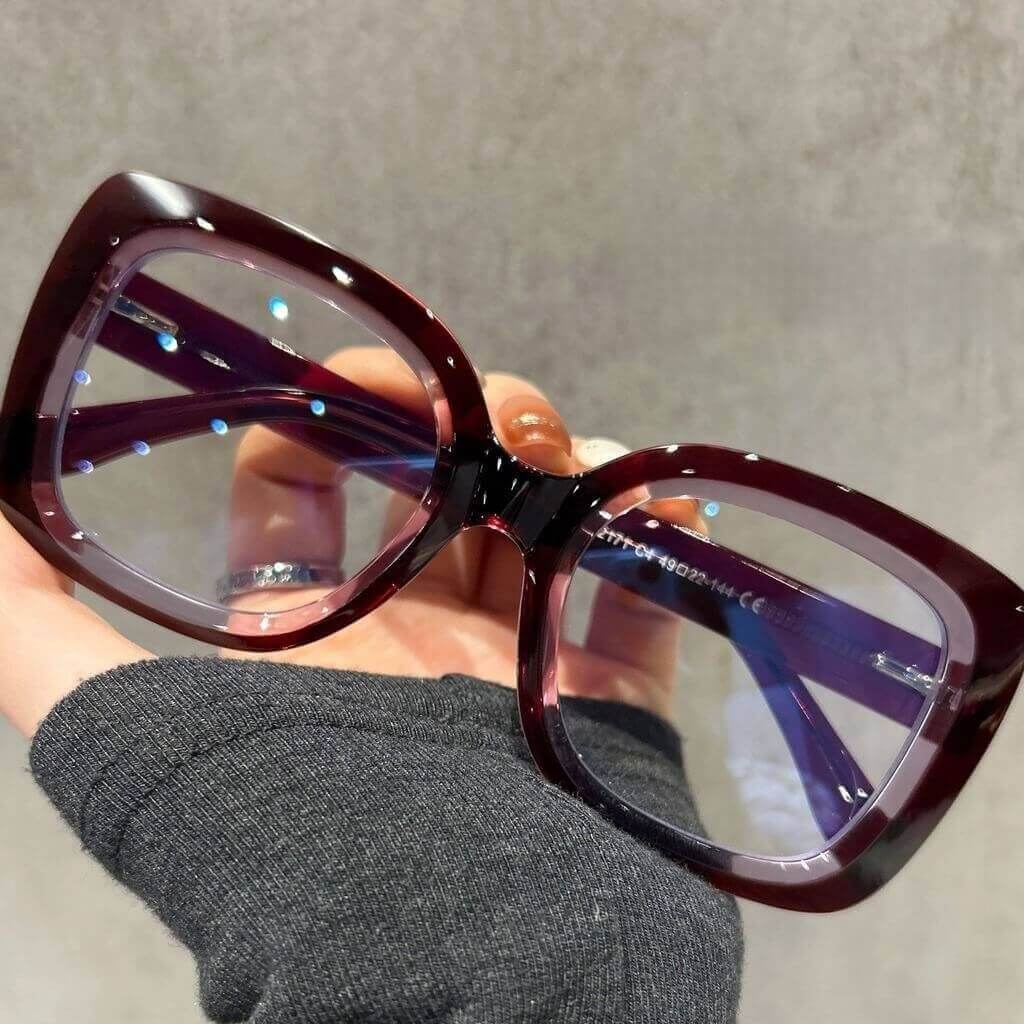 WAAMII Luxe Large Frame Square Prescription Glasses 18188