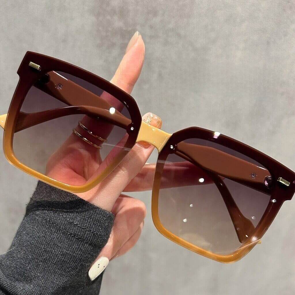 WAAMII Luxe Oversized Square Sunglasses 18750 18788