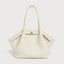 Lychee Leather Winged Tote