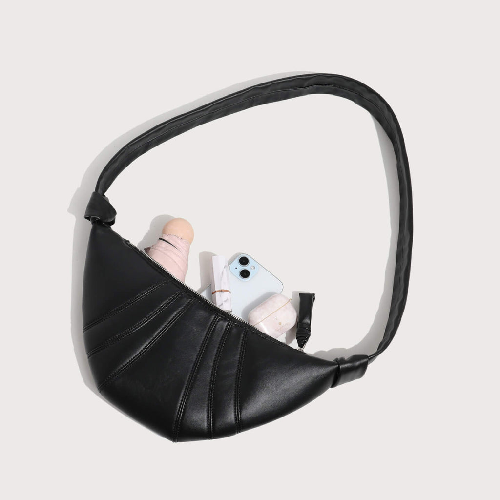 WAAMII Minimalist Crescent Crossbody Bag
