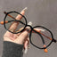 Minimalist TR90 Titanium Polygonal Eyeglasses W17529