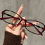 Narrow Rectangular TR90 Glasses Frame W19328 - Wisteria Purple C3