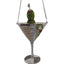 Olive Serenade Martini Rhinestone Clutch - View 3