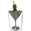 Olive Serenade Martini Rhinestone Clutch - View 5