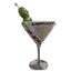 Olive Serenade Martini Rhinestone Clutch