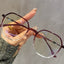 Oversized Geometric Gradient Eyeglasses Frame W18283