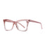 WAAMII Oversized Square Blue Light Glasses Glitter 18042