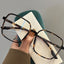 Oversized TR90 Square Eyeglasses  W17262 - Frosted Tortoiseshell
