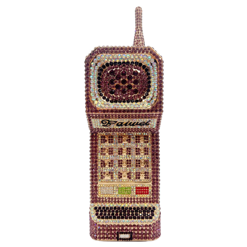 WAAMII Retro Call Crystal Phone Clutch