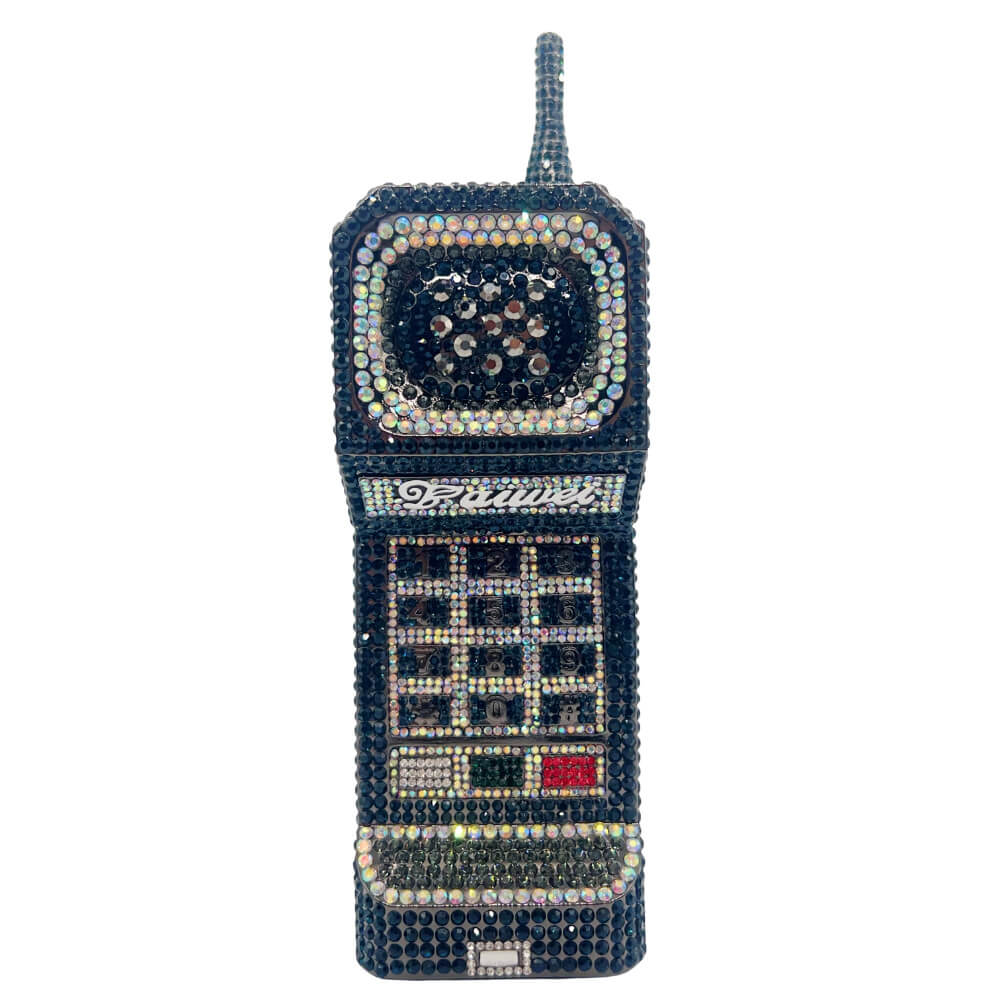 WAAMII Retro Call Crystal Phone Clutch