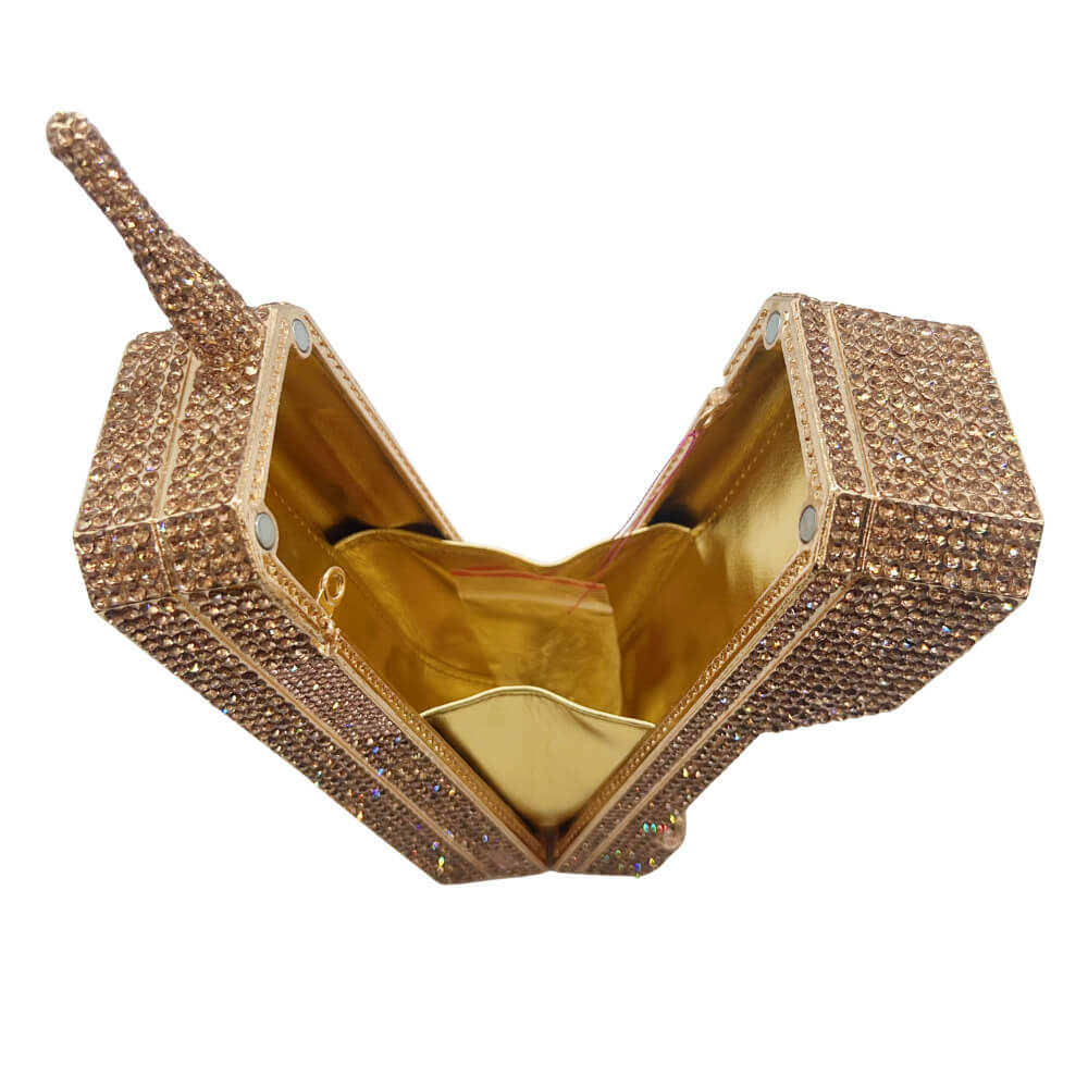 WAAMII Retro Call Crystal Phone Clutch