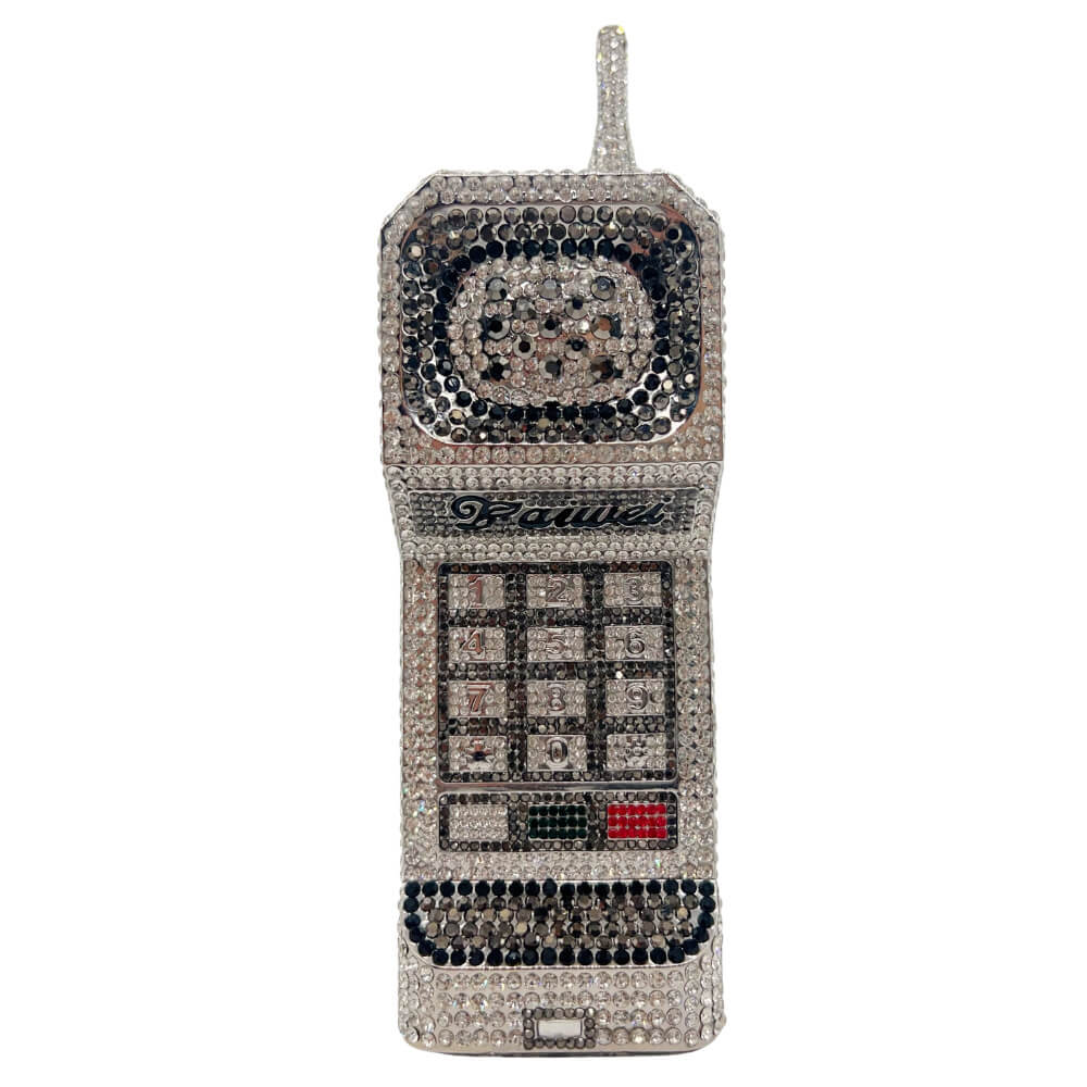 WAAMII Retro Call Crystal Phone Clutch