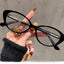 Retro Cat-Eye TR90 PrescriptionGlasses Frame W18114 - Maple Dark Chocolate