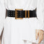 Gold Metal Buckle Waist Belt for Dress or Blazer – Punk Style