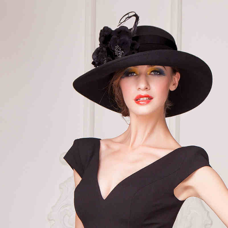 church black dress Dresses by Nubiano Robe DN5881 in Black, White, Silver and Purple Black / 12 main image 0