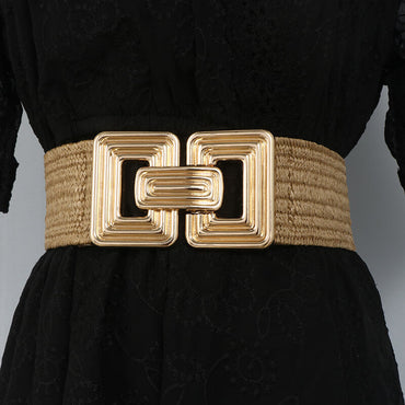 Ceinture Punk à Boucle Décorée à Rivets Multiples-WB7041