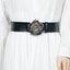 Gold Metal Buckle Waist Belt for Dress or Blazer – Punk Style