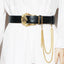Gold Metal Buckle Waist Belt for Dress or Blazer – Punk Style