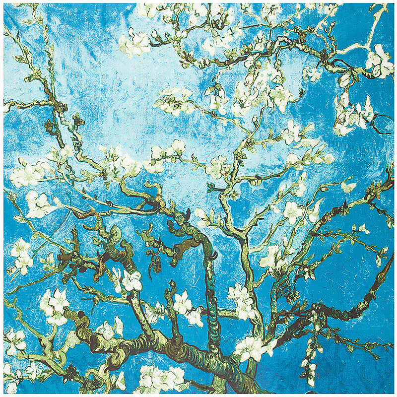 130*130CM 100% Imitation Silk Twill Silk Square Scarf Scarves Floral Tree Print Scarf-Multi Colors - - Luxury Accessories by WAAMII