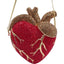 Sacred Muse Anatomical Heart Rhinestone Clutch