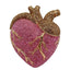 Sacred Muse Anatomical Heart Rhinestone Clutch - Pink