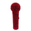 Starlight Echo Microphone Rhinestone Clutch - Red