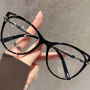 WAAMII TR90 Large Frame Cat Eye Women's Prescription Glasses 18388