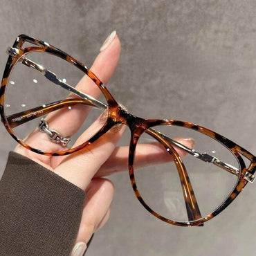 WAAMII TR90 Large Frame Cat Eye Women's Prescription Glasses 18388